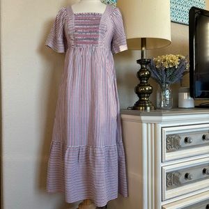OLD NAVY smock MIDI dress